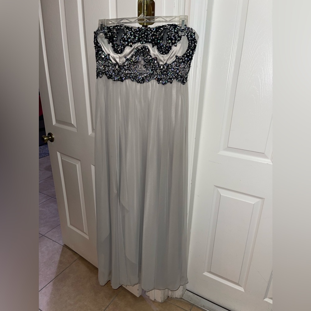 Silver/Grey Formal Gown